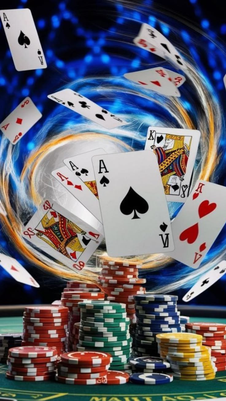 Live dealer studio showing card draw moment